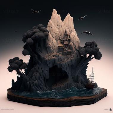 3D модель Острів ілюзій Phantom Island Зороарк у т (STL)